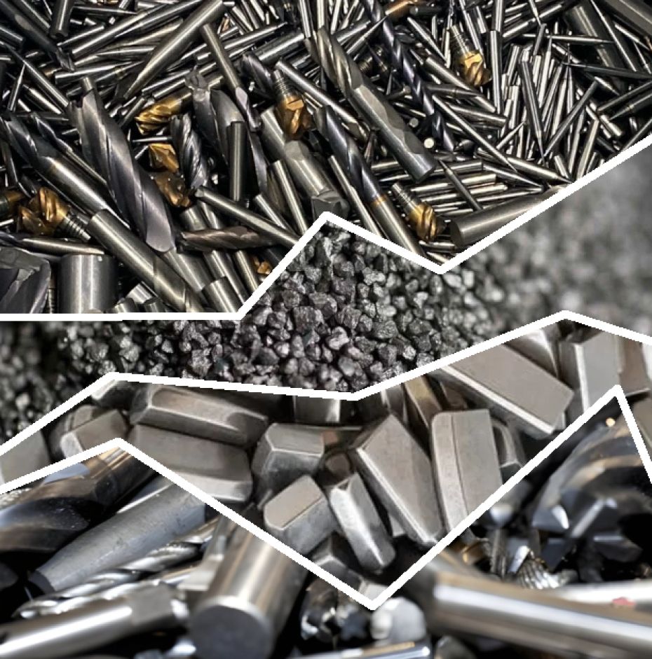 Acquisto vendita usato rottami pezzi Tungsteno e carburo di tungsteno